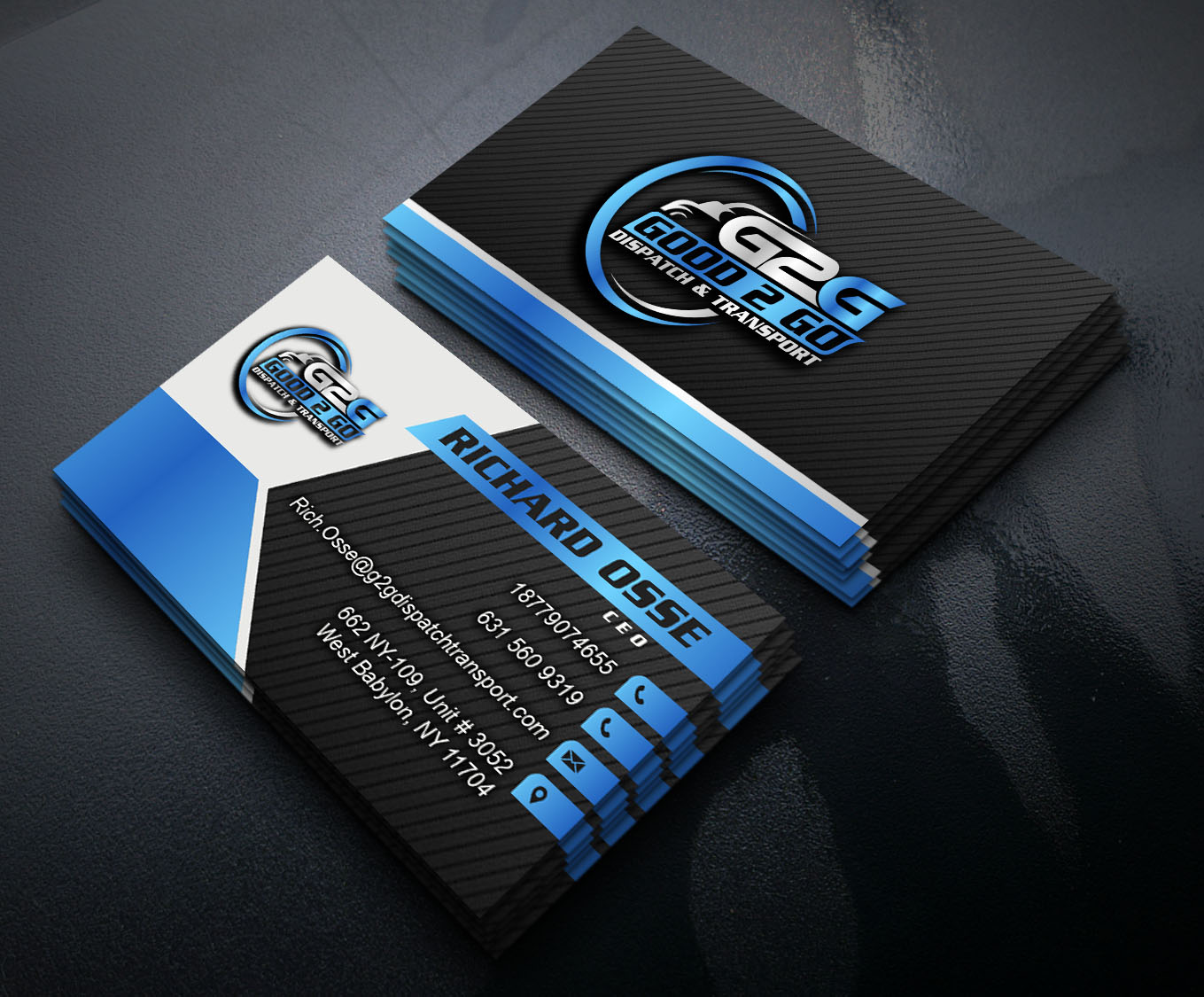 Custom business card design - Kazigraphix